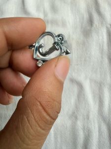 combo Sparkly Grey Scrunchie and dollar J