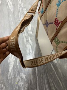 Steve Madden "SM" Monogram Tote Bag