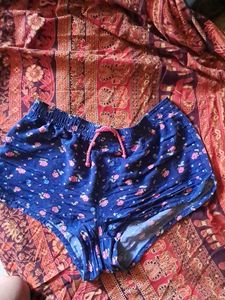 Used comfortable floral shorts
