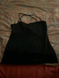 Zara Sleeveless Black Tank Top