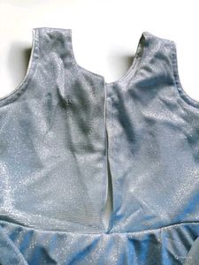 Girl's Silver Dress with Shrug