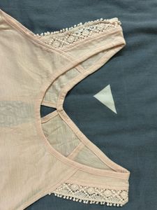 Pink Lace Trim Tank Top🦩💕