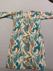 Boho Abstract Print Kurta