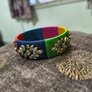 Colorful Thread Bangle