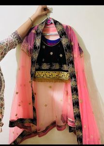 Velvet Lehenga Choli With Dupatta