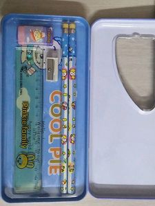 Metal School Box With Supply