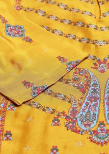 Elegant Yellow Printed Kurta