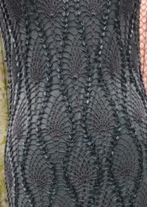 Elegant Crochet Evening Gown