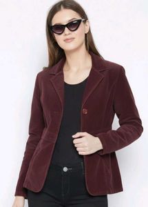Burgundy Corduroy Jacket