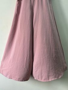 Chic Pink Wide-Leg Jumpsuit
