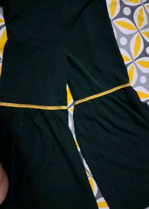 Elegant Green sharara set without Dupatta