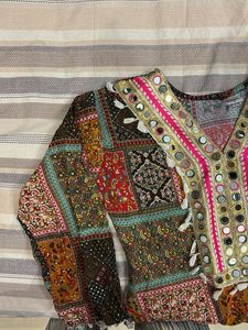 Boho Mirror Work Kurta