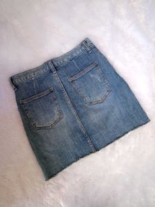 Denim Mini Skirt