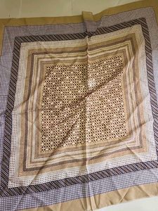 Vintage Scarf - Geometric Print