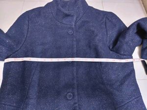 Stylish Navy Blue Coat