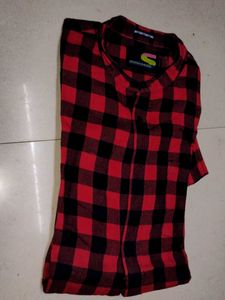 Red &amp; Black Plaid Shirt