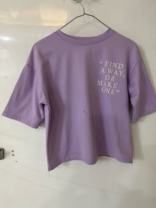 Purple Graphic T-Shirt