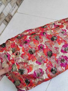 Floral Print Ethnic Skirt