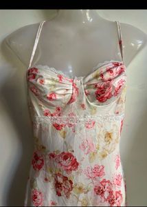 Floral Print Slip Dress