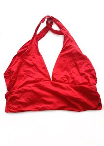 Chic Red Halter Neck Top