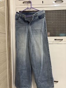 Light Wash Wide Leg Jeans