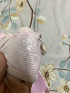 Pink Floral Padded Bra