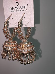 Stunning hoop Jhumka Earrings