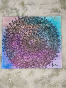 Handmade Mandala Art Painting
