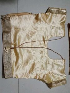 Golden Saree Blouse