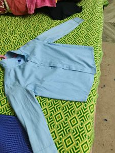 boys pale Blue Collared Shirt