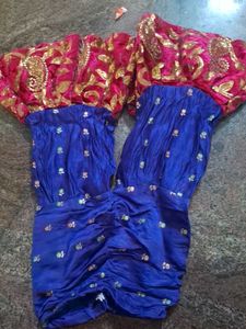 Stunning Blue & Pink pant