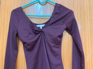 V-Neck hnm Full Sleeves Top