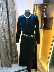 Elegant Velvet Maxi Dress
