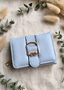 🆕Cute Light Blue Wallet 3 fold