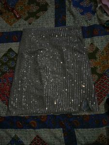 Sparkly Sequin Mini Skirt