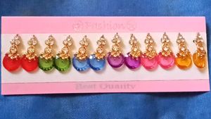 Ear Studs Set Of 6 Colours