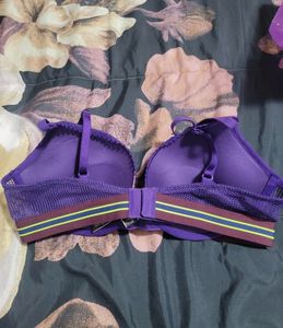 Purple Lace Bra