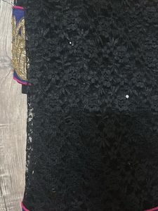 Elegant Black Saree