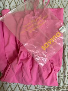 Savana Chic Pink Tiered Sundress