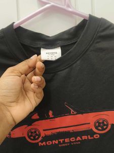 Black Monte Carlo Graphic T-Shirt
