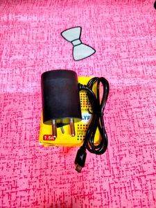 LYF Jio Mobile Charger (Black, Cable Included)