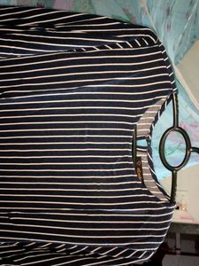 Striped Blouse - Navy &amp; White