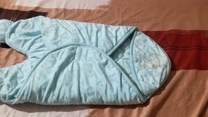 soft light blue baby carry nest