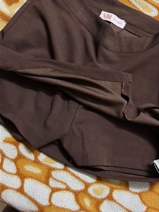 Chic Brown Mini Skirt