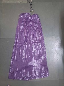 Exquisite Purple Embroidered Saree