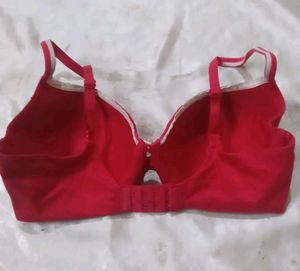 Red Padded Bra