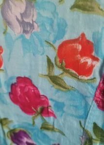Vintage Floral Midi Dress