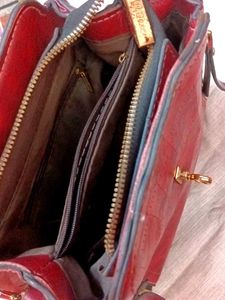 Chic Red Handbag