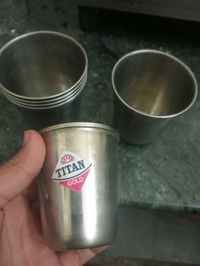 Small Stainless Steel Gilas Pack 6