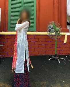 Elegant White Chikankari Kurta